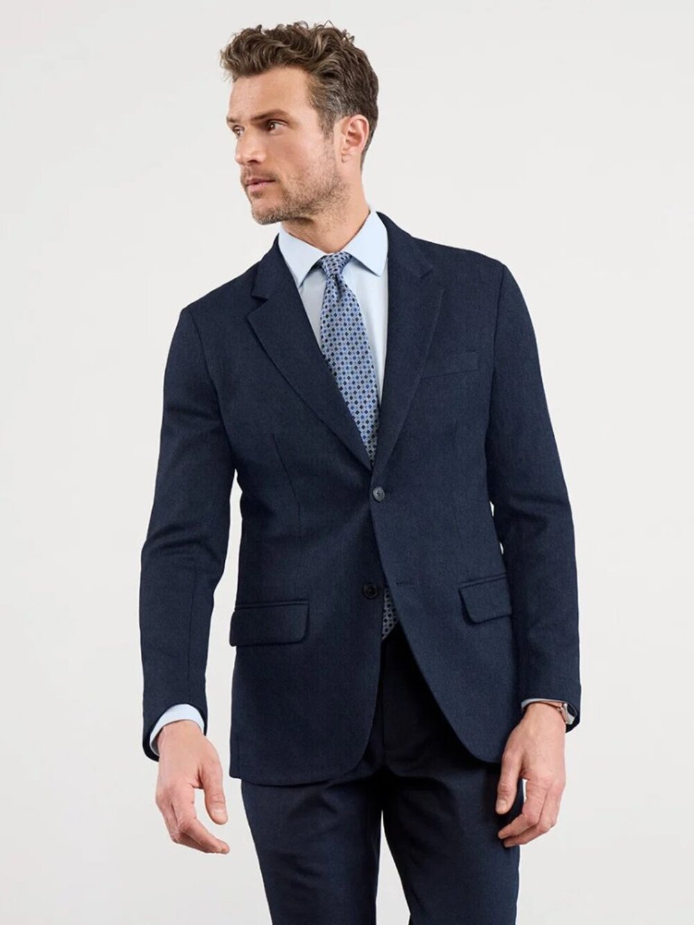 Bluffworks Gramercy Slim Fit Blazer Sport Coat SZ 38S Navy Slim Fit NWOT Travel